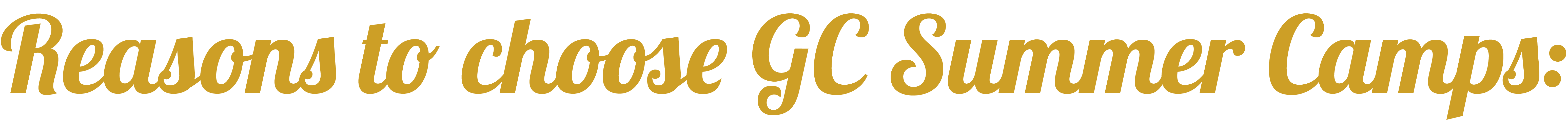 reasons to choose gc